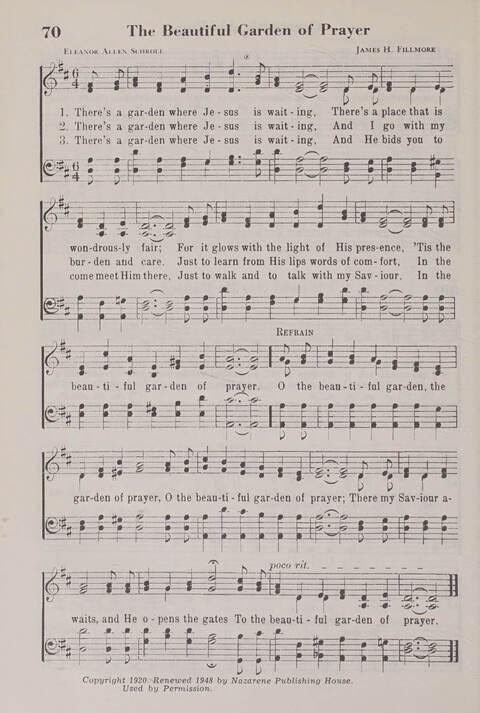 The American Service Hymnal: a collection of the great hymns and gospel songs, new and old, whose melodies and truths will meet the needs of all churches page 68