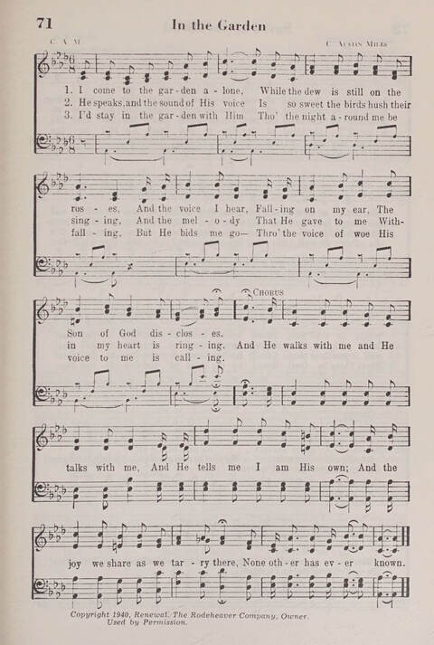 The American Service Hymnal: a collection of the great hymns and gospel songs, new and old, whose melodies and truths will meet the needs of all churches page 69