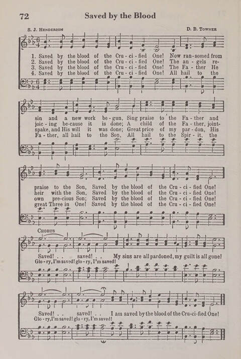 The American Service Hymnal: a collection of the great hymns and gospel songs, new and old, whose melodies and truths will meet the needs of all churches page 70