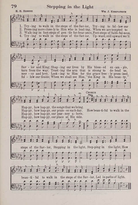 The American Service Hymnal: a collection of the great hymns and gospel songs, new and old, whose melodies and truths will meet the needs of all churches page 77