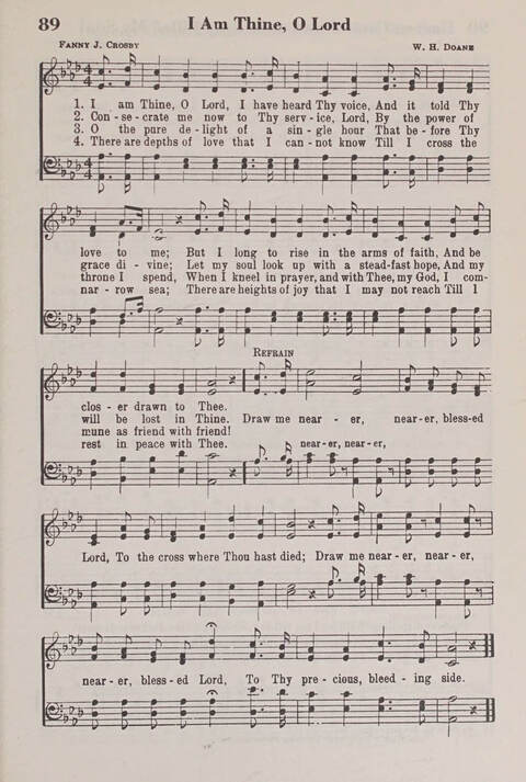 The American Service Hymnal: a collection of the great hymns and gospel songs, new and old, whose melodies and truths will meet the needs of all churches page 87