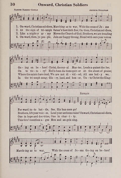 The American Service Hymnal: a collection of the great hymns and gospel songs, new and old, whose melodies and truths will meet the needs of all churches page 9