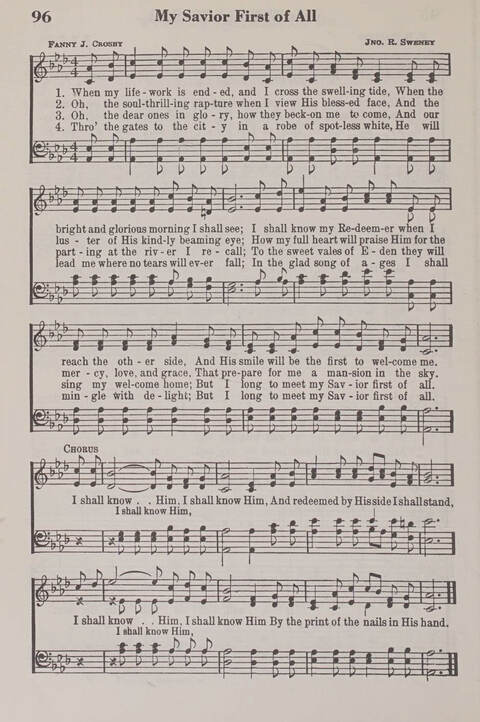 The American Service Hymnal: a collection of the great hymns and gospel songs, new and old, whose melodies and truths will meet the needs of all churches page 94