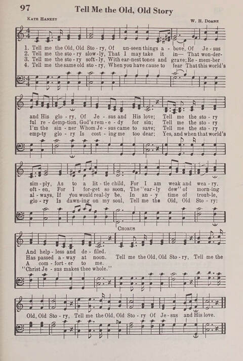 The American Service Hymnal: a collection of the great hymns and gospel songs, new and old, whose melodies and truths will meet the needs of all churches page 95
