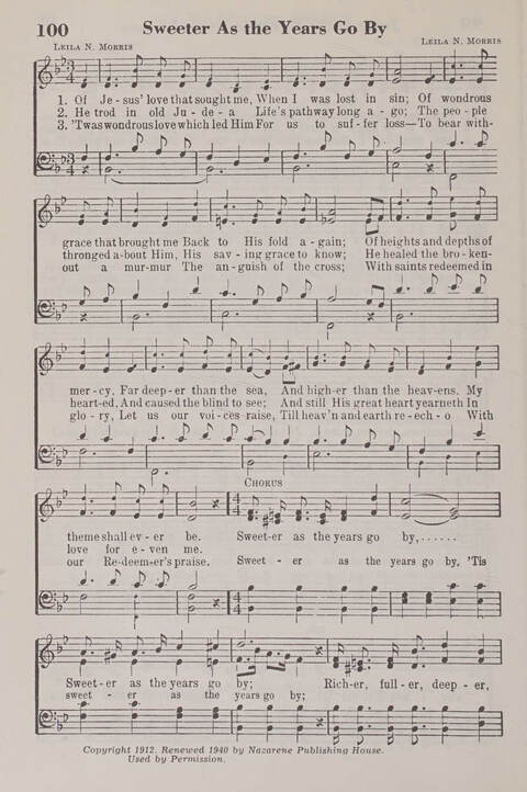 The American Service Hymnal: a collection of the great hymns and gospel songs, new and old, whose melodies and truths will meet the needs of all churches page 98