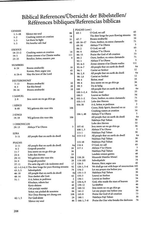 Agape: songs of hope and reconciliation page 207