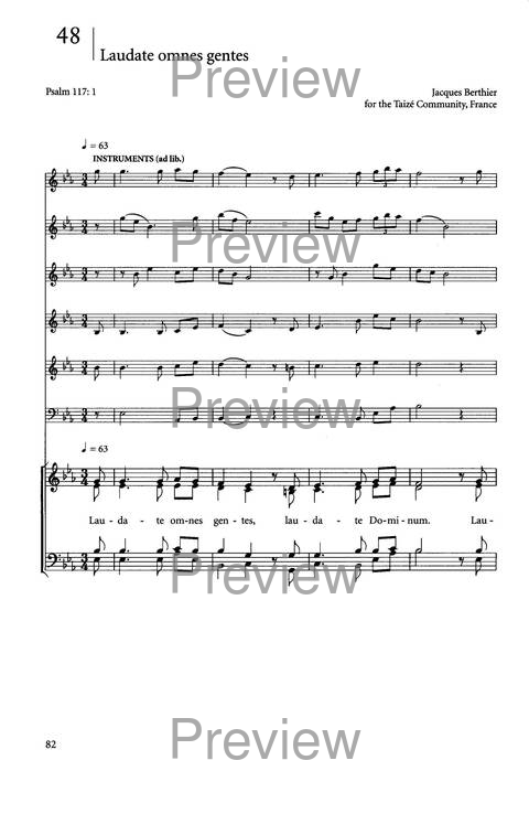 Agape: songs of hope and reconciliation page 81