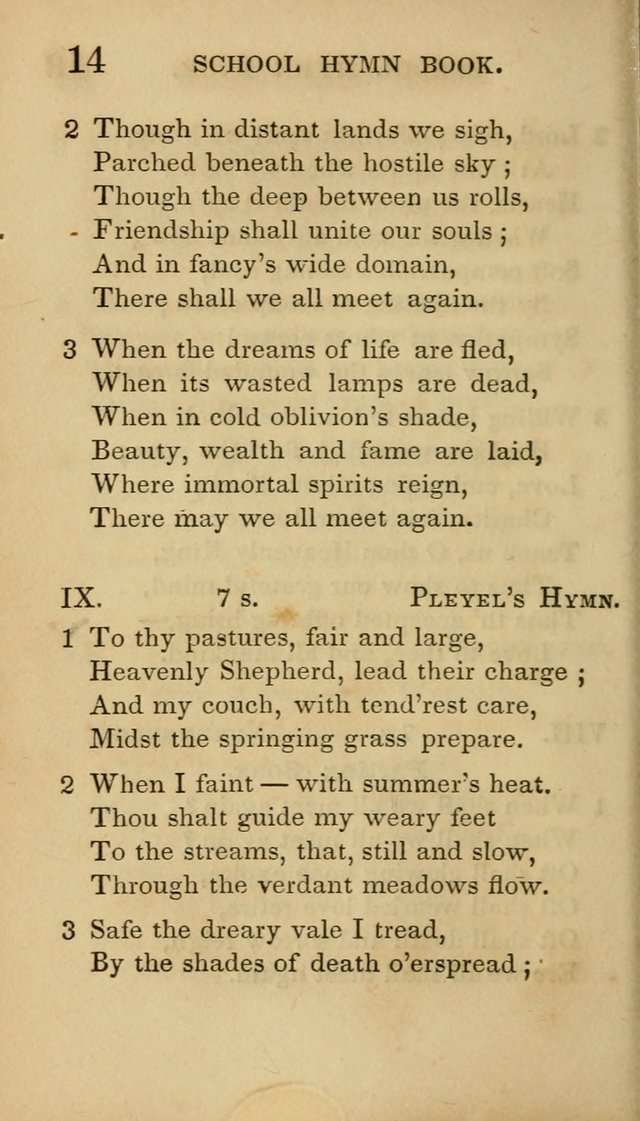 The American School Hymn Book page 14
