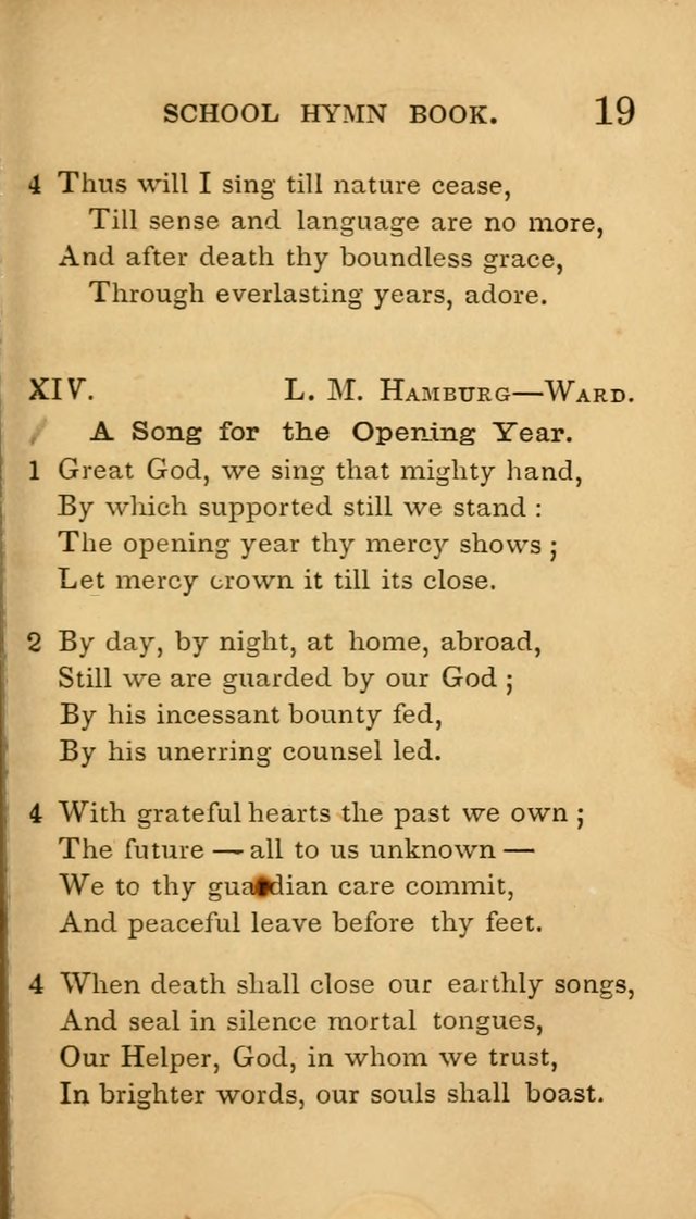 The American School Hymn Book page 19