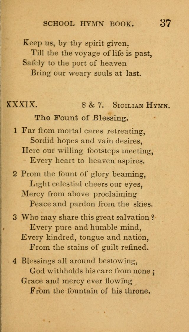 The American School Hymn Book page 37