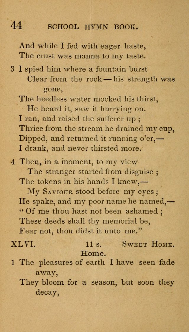 The American School Hymn Book page 44