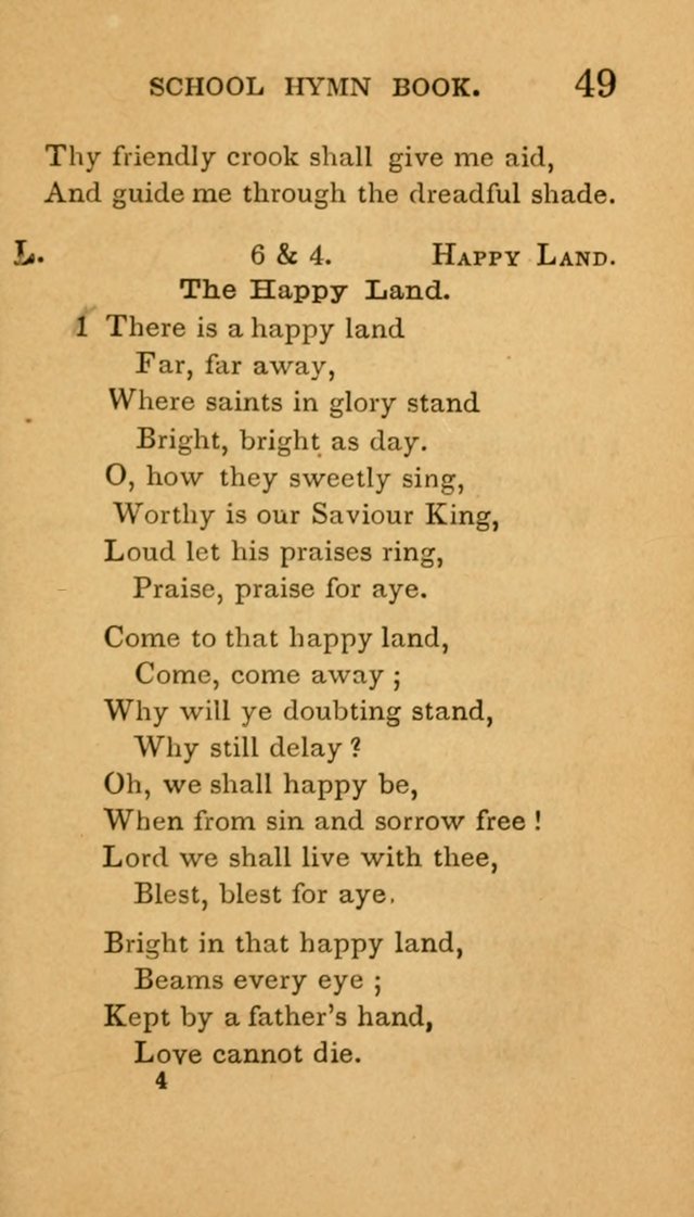 The American School Hymn Book page 49