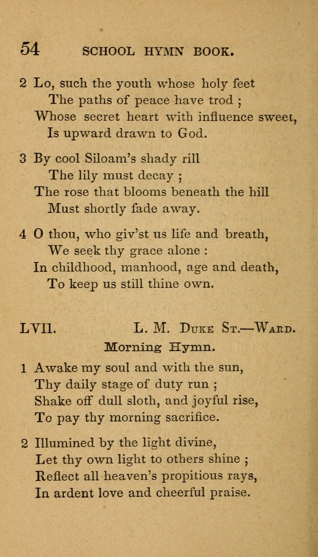 The American School Hymn Book page 54