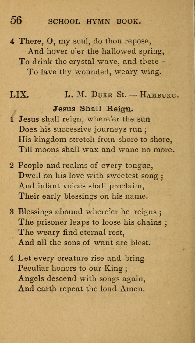 The American School Hymn Book page 56