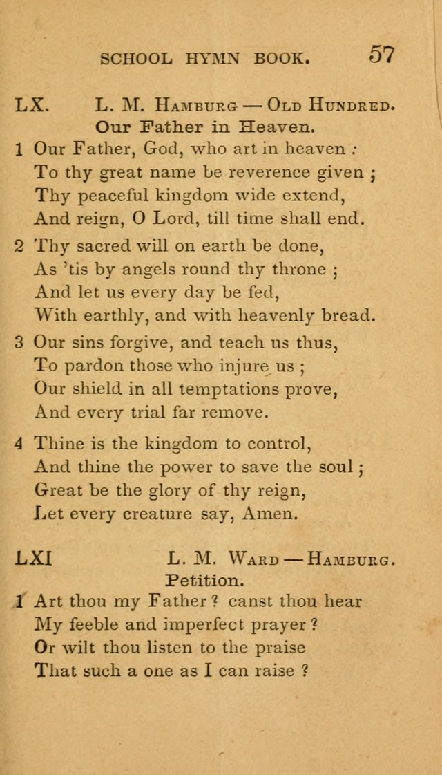 The American School Hymn Book page 57