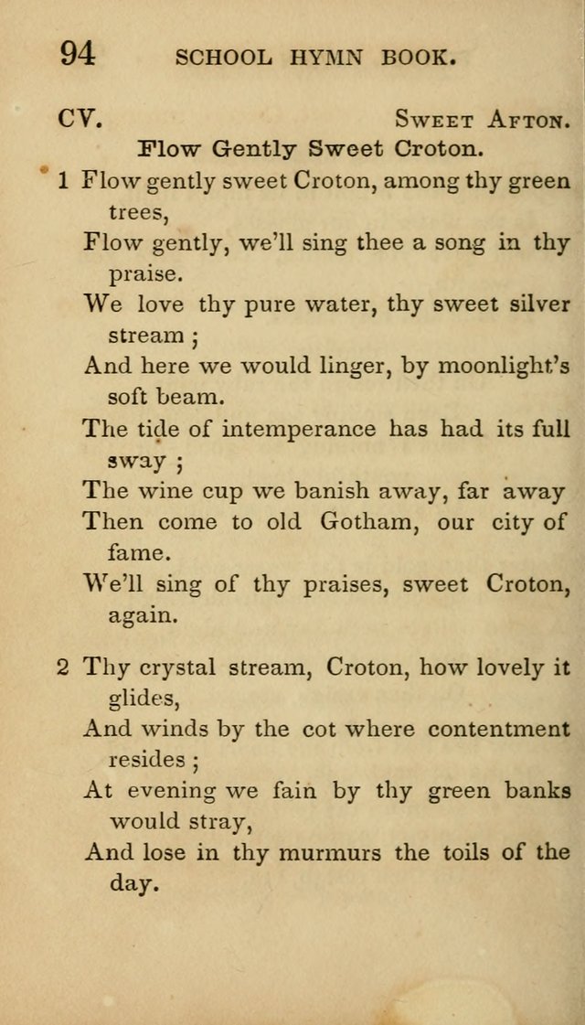 The American School Hymn Book page 94