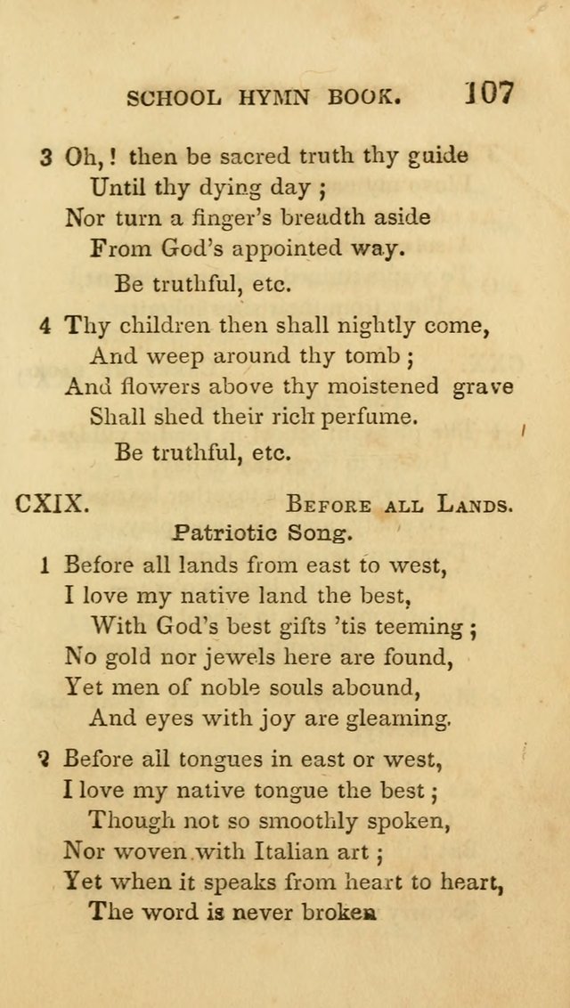 The American School Hymn Book. (New ed.) page 107
