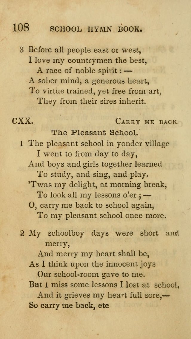 The American School Hymn Book. (New ed.) page 108