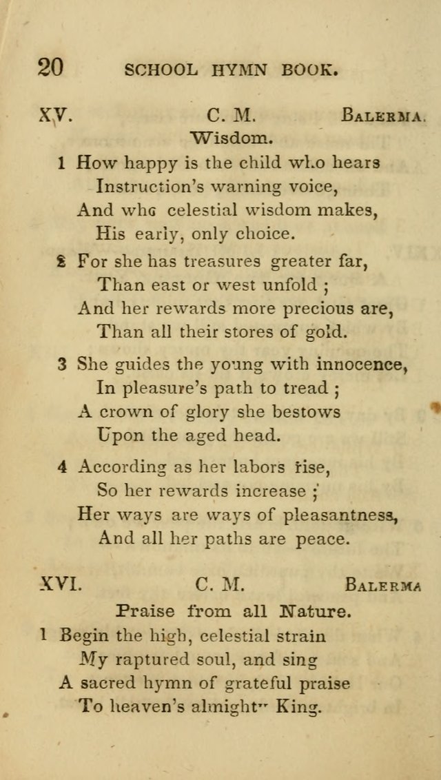 The American School Hymn Book. (New ed.) page 20