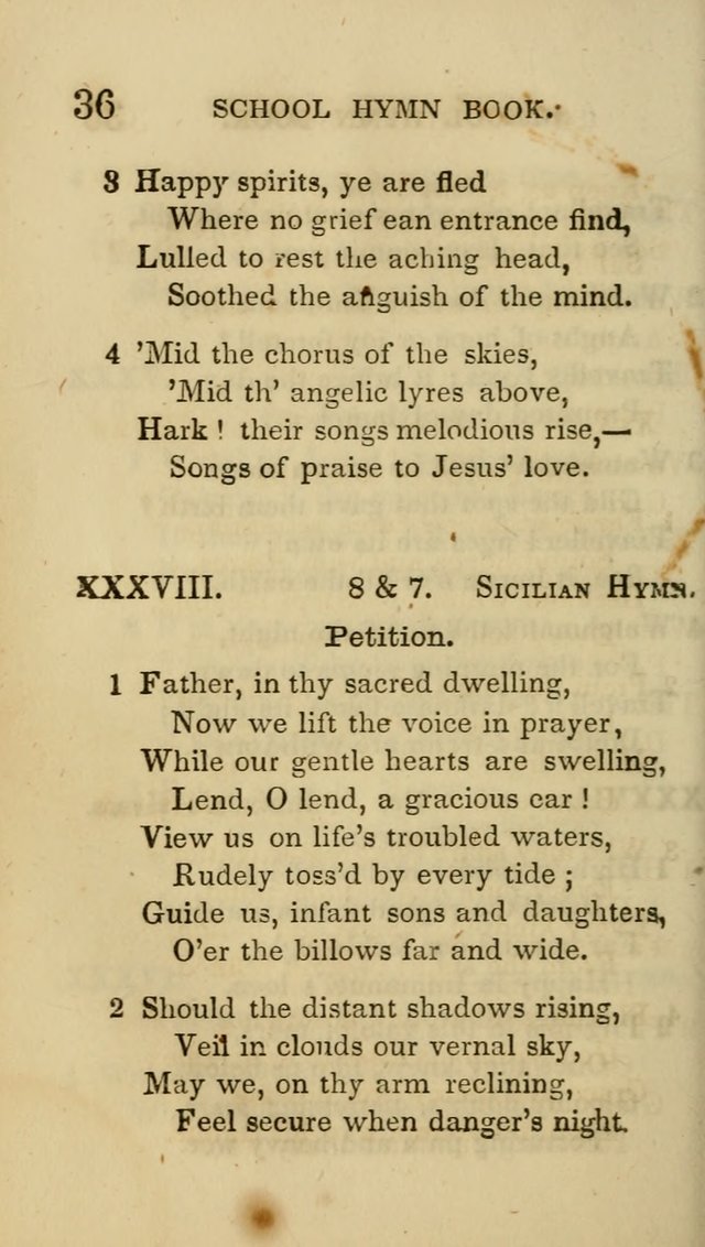 The American School Hymn Book. (New ed.) page 36