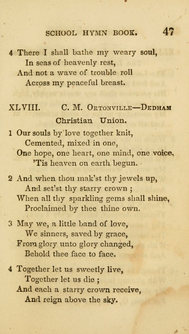 The American School Hymn Book. (New ed.) page 47