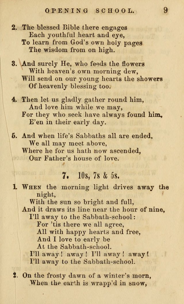 American Sunday School Hymn Book. New ed. page 10