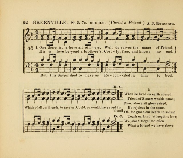 The American Sabbath School Singing Book: containing hymns, tunes, scriptural selections and chants, for Sabbath schools page 22