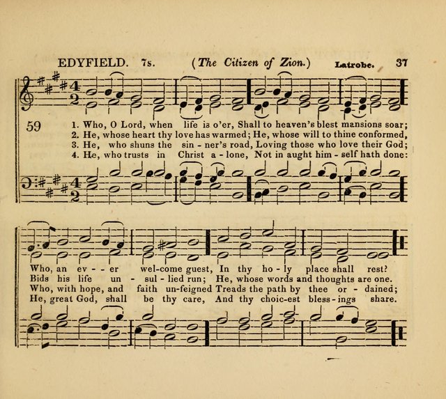 The American Sabbath School Singing Book: containing hymns, tunes, scriptural selections and chants, for Sabbath schools page 37