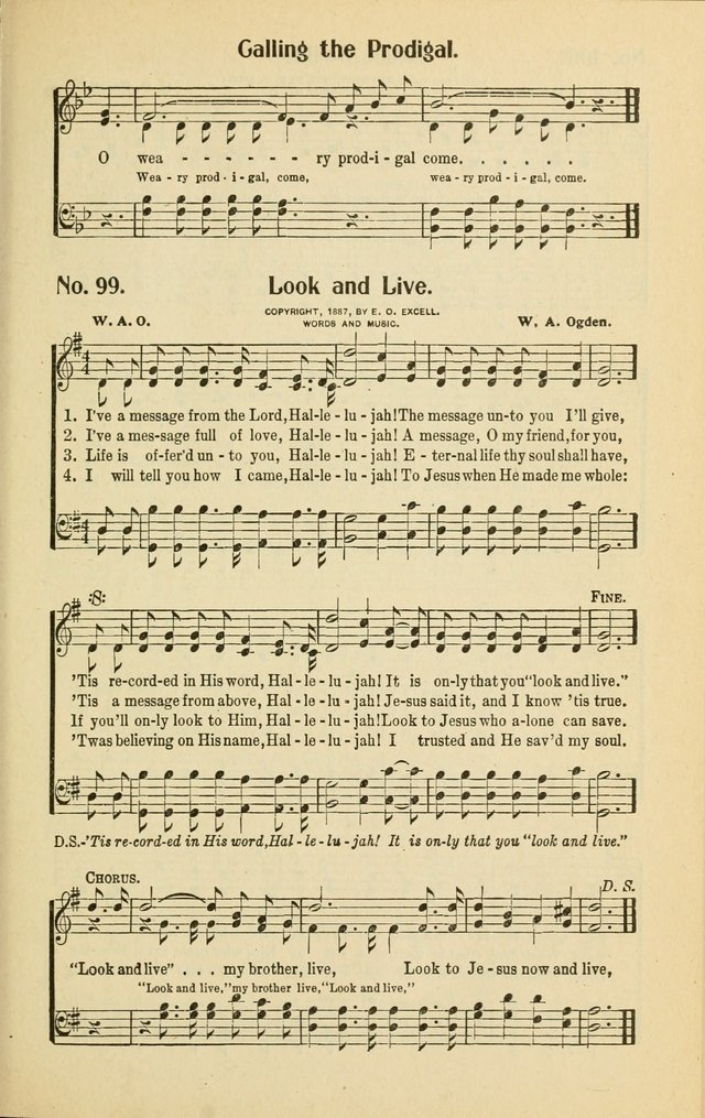 Assembly Songs: for use in evangelistic services, Sabbath schools, young peoples societies, devotional meetings, and the home page 100