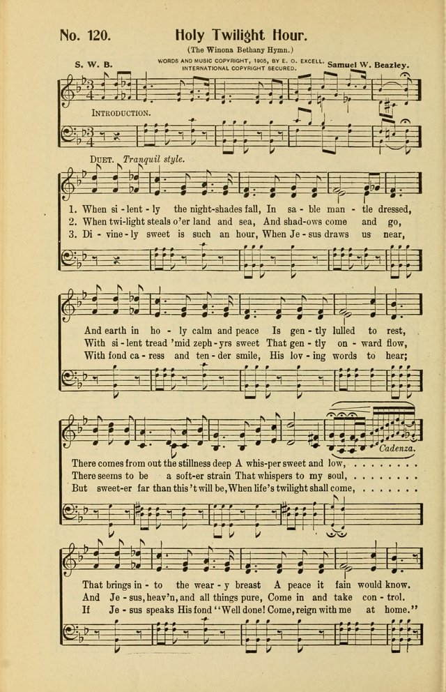 Assembly Songs: for use in evangelistic services, Sabbath schools, young peoples societies, devotional meetings, and the home page 121