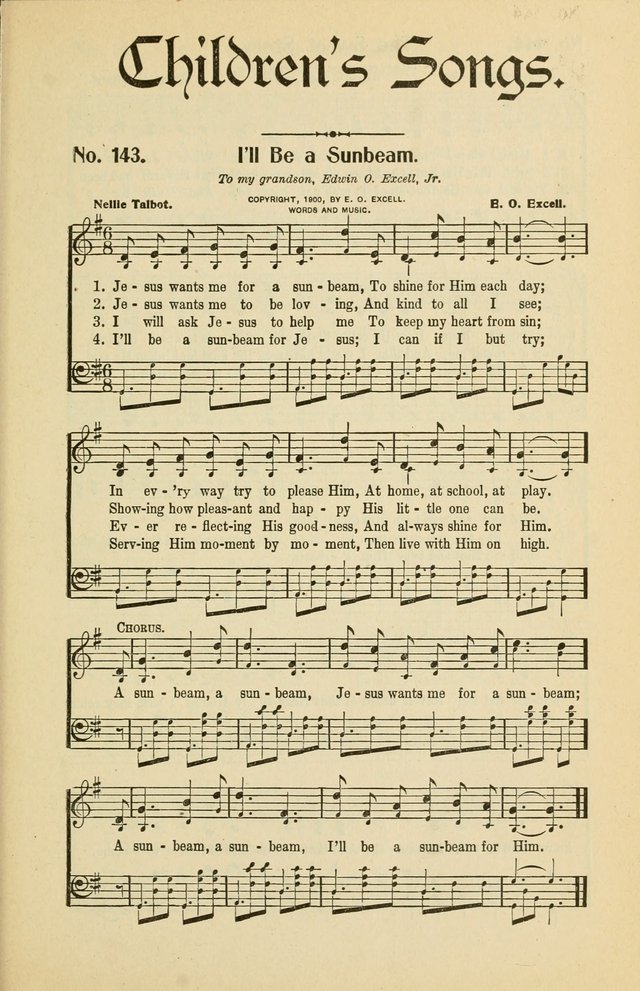 Assembly Songs: for use in evangelistic services, Sabbath schools, young peoples societies, devotional meetings, and the home page 144