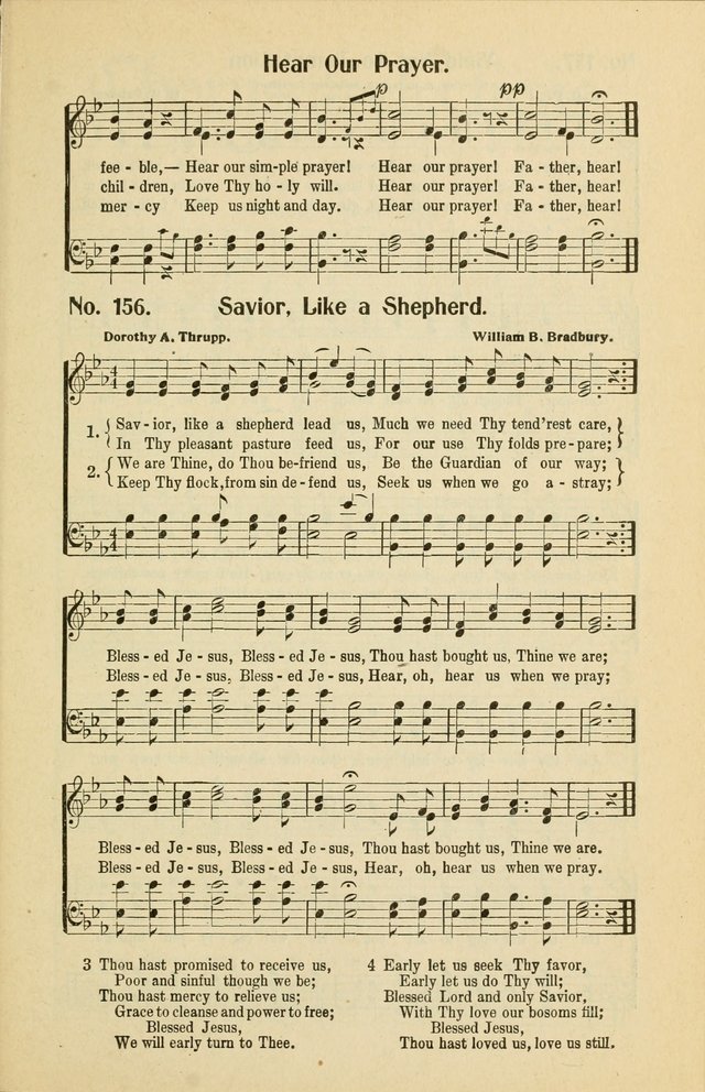 Assembly Songs: for use in evangelistic services, Sabbath schools, young peoples societies, devotional meetings, and the home page 156