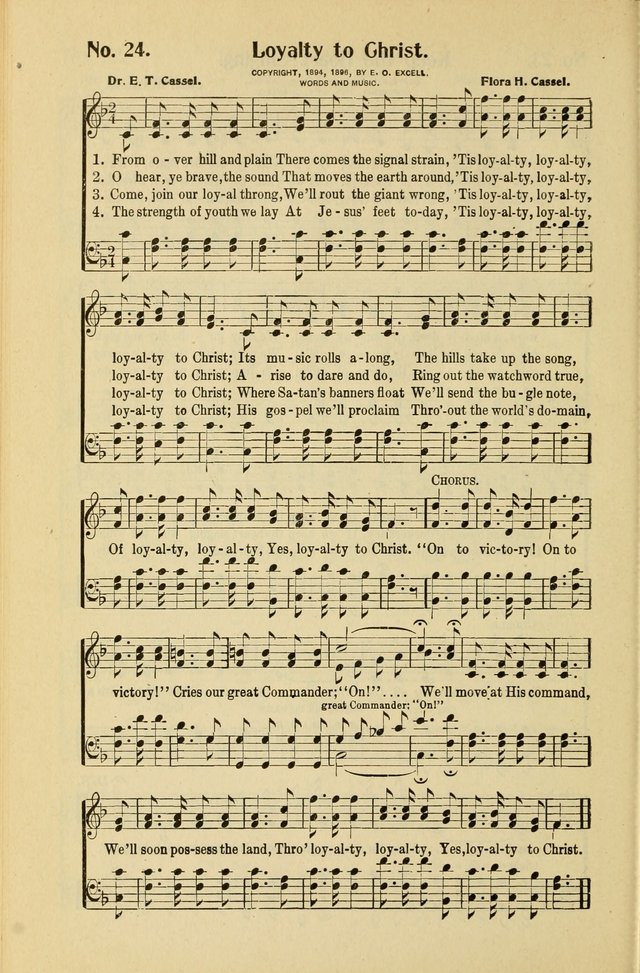 Assembly Songs: for use in evangelistic services, Sabbath schools, young peoples societies, devotional meetings, and the home page 25