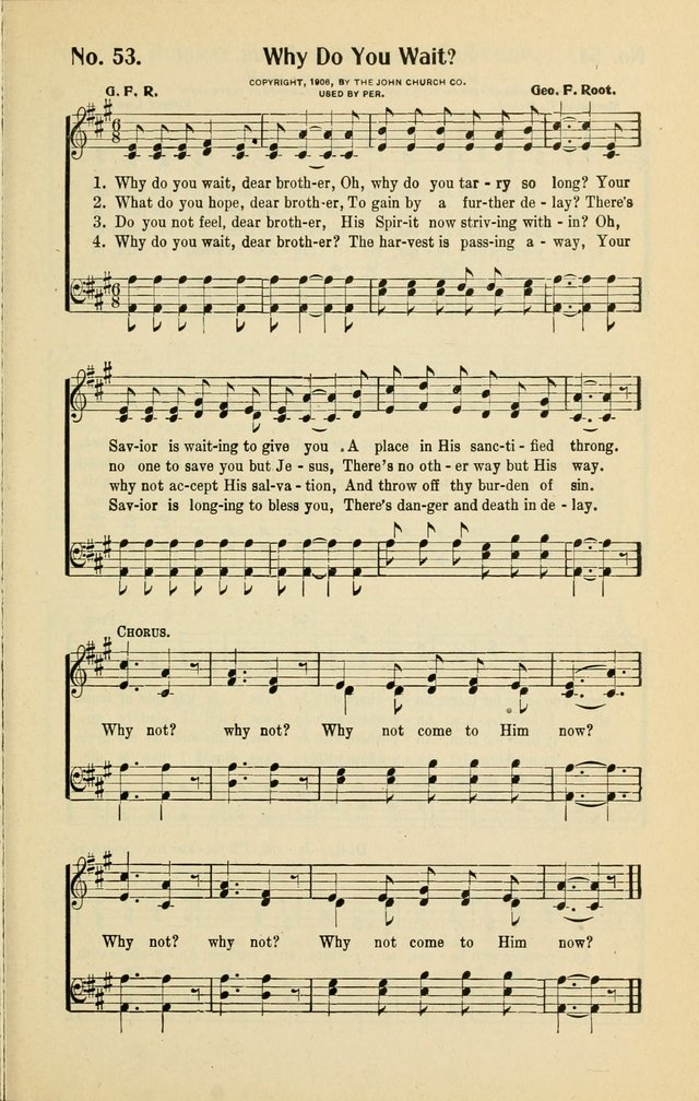 Assembly Songs: for use in evangelistic services, Sabbath schools, young peoples societies, devotional meetings, and the home page 54