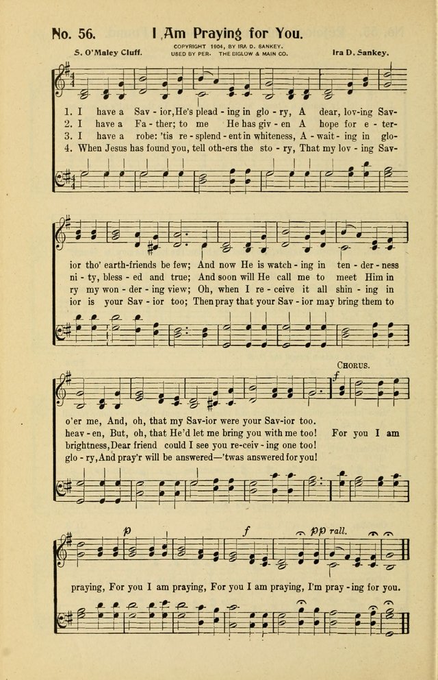 Assembly Songs: for use in evangelistic services, Sabbath schools, young peoples societies, devotional meetings, and the home page 57