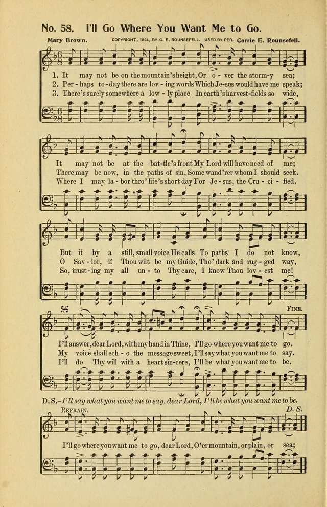 Assembly Songs: for use in evangelistic services, Sabbath schools, young peoples societies, devotional meetings, and the home page 59
