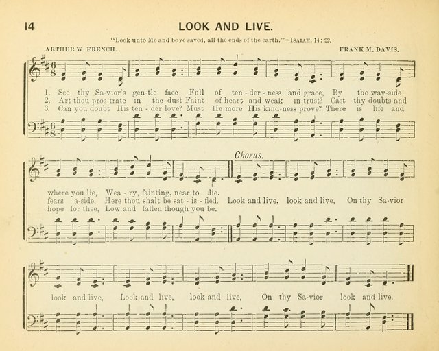 Always Welcome: a choice collection of song gems for the Sunday Shcool, prayer and praise meetings and the home circle page 19