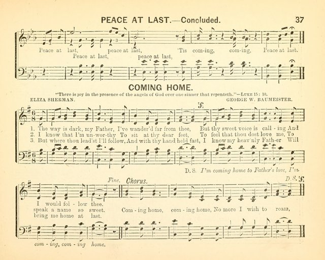 Always Welcome: a choice collection of song gems for the Sunday Shcool, prayer and praise meetings and the home circle page 42