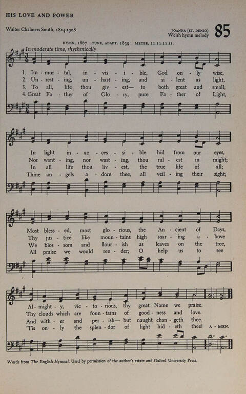 At Worship: a hymnal for young churchmen page 103