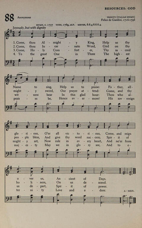 At Worship: a hymnal for young churchmen page 106
