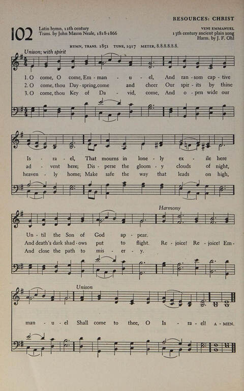 At Worship: a hymnal for young churchmen page 118