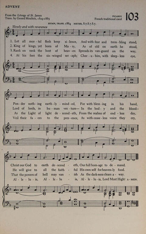 At Worship: a hymnal for young churchmen page 119