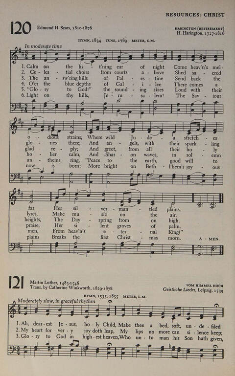 At Worship: a hymnal for young churchmen page 136