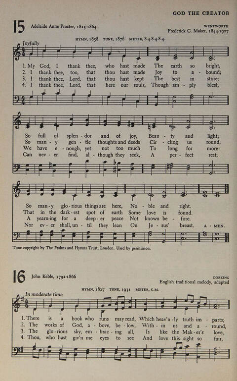 At Worship: a hymnal for young churchmen page 14