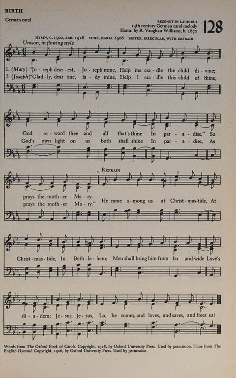 At Worship: a hymnal for young churchmen page 143