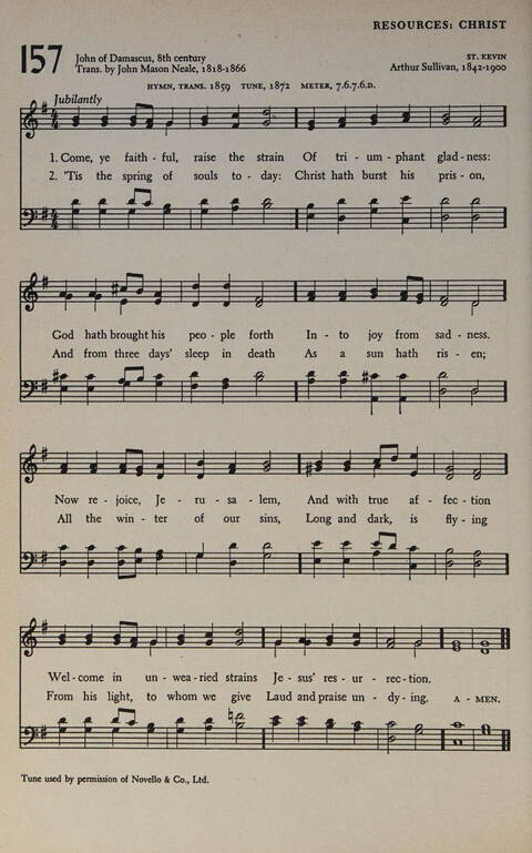 At Worship: a hymnal for young churchmen page 170