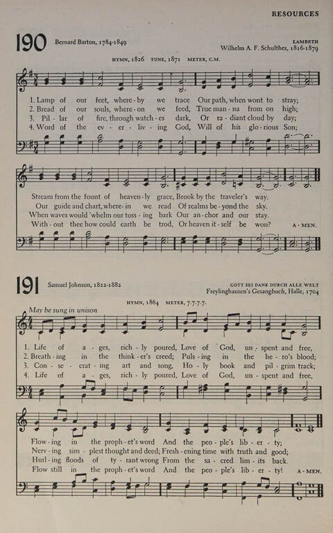 At Worship: a hymnal for young churchmen page 196
