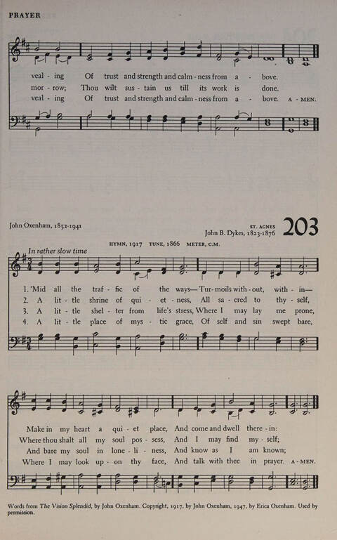 At Worship: a hymnal for young churchmen page 205