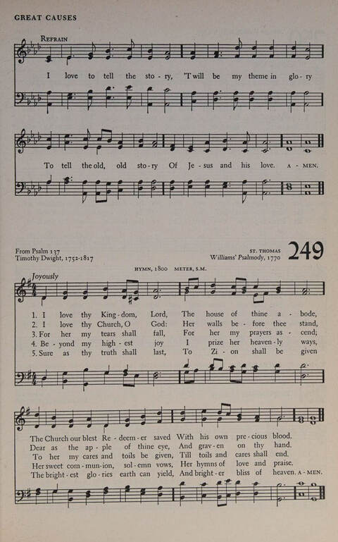 At Worship: a hymnal for young churchmen page 265
