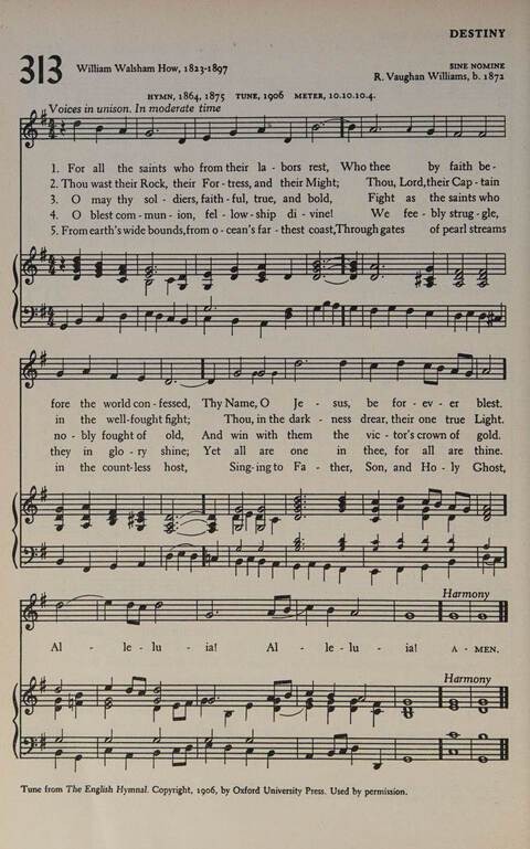 At Worship: a hymnal for young churchmen page 338